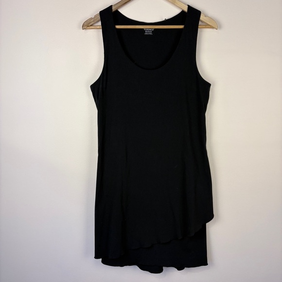 Toad & Co Black Sleeveless Racerback Athletic Dress - Picture 1 of 8